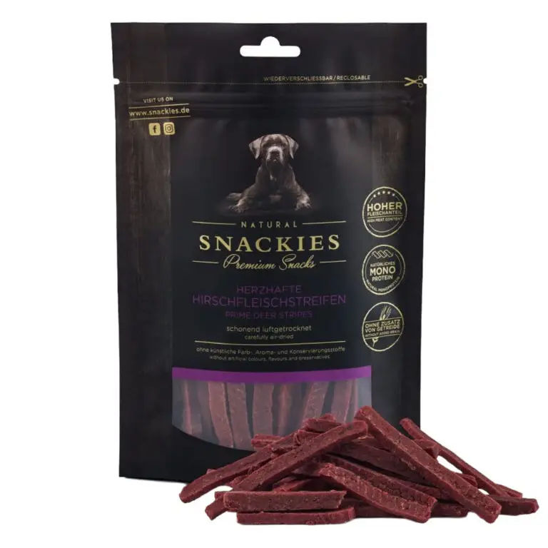 Snackies Lufttørret Rådyrstrips Hundegodbidder 170 g