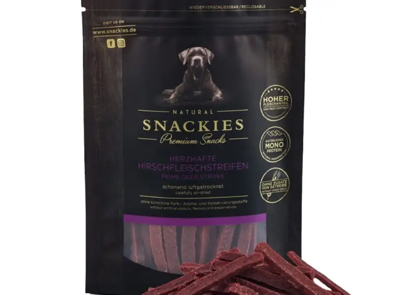 Snackies Lufttørret Rådyrstrips Hundegodbidder 170 g
