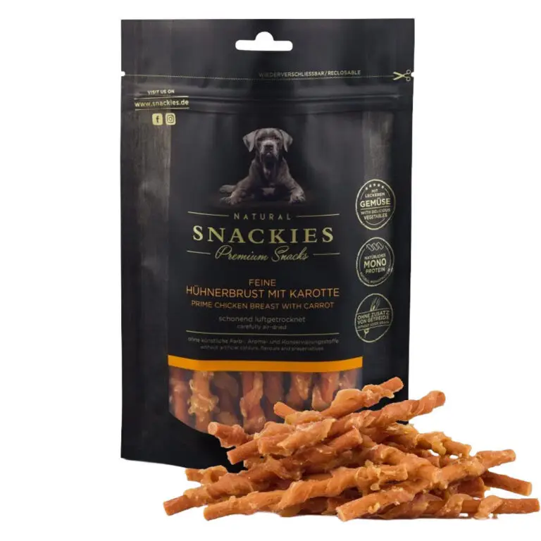 Snackies Twisters Gulerodssticks Med Kylling Hundegodbidder 170 g