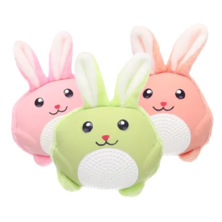 Puppy Love Mini Kanin Plys/Latex Med Piv Hvalpelegetøj