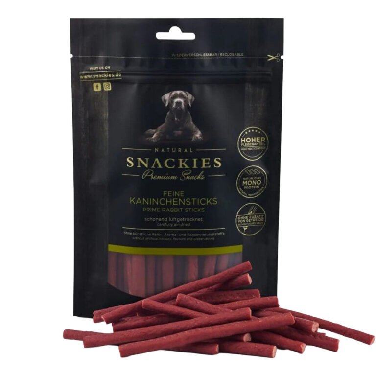 Snackies Lufttørret Kanin Sticks Hundegodbidder 170 g