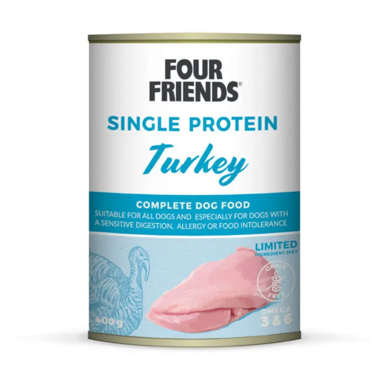 Four Friends Vådfoder Kalkun Single Protein 400 g