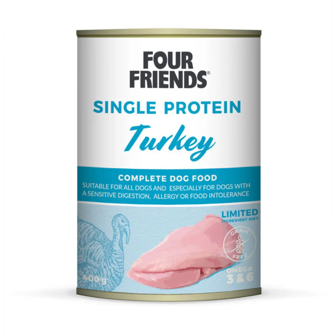 Four Friends Vådfoder Kalkun Single Protein 400 g