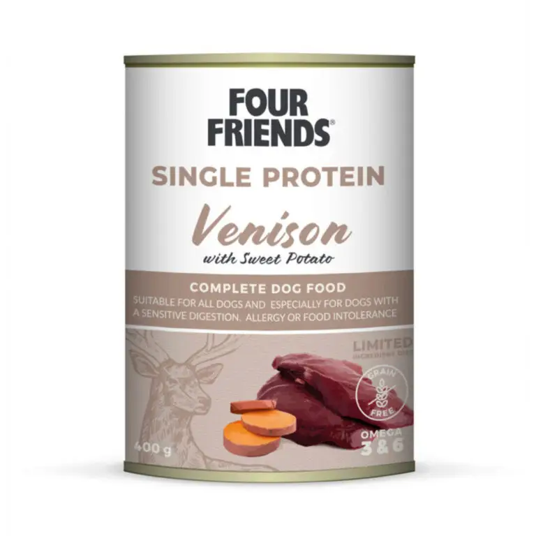 Four Friends Vådfoder Hjort Single Protein 400 g