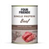 Four Friends Vådfoder Oksekød Single Protein 400 g