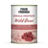 Four Friends Vådfoder Vildsvin Single Protein 400 g