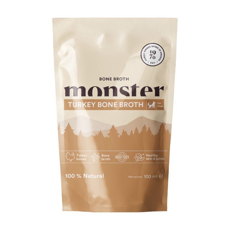 Monster Broth Tørfoder Topping Med Kalkun 100 ml