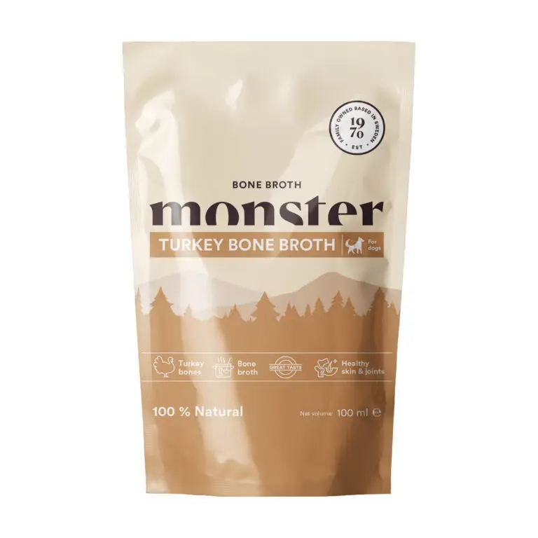 Monster Broth Tørfoder Topping Med Kalkun 100 ml