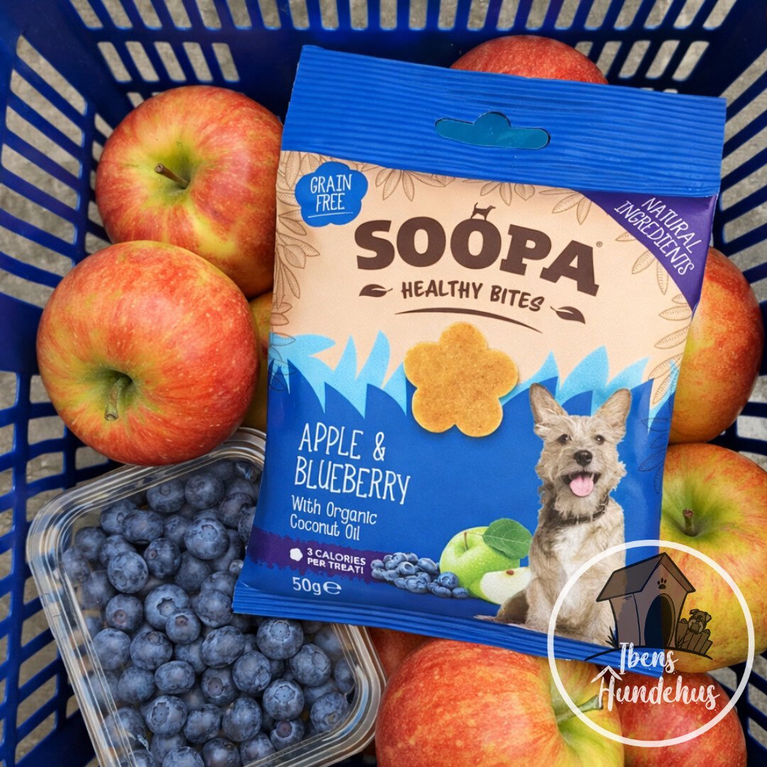 Soopa Healthy Bites Æble & Blåbær Vegansk Hundegodbid