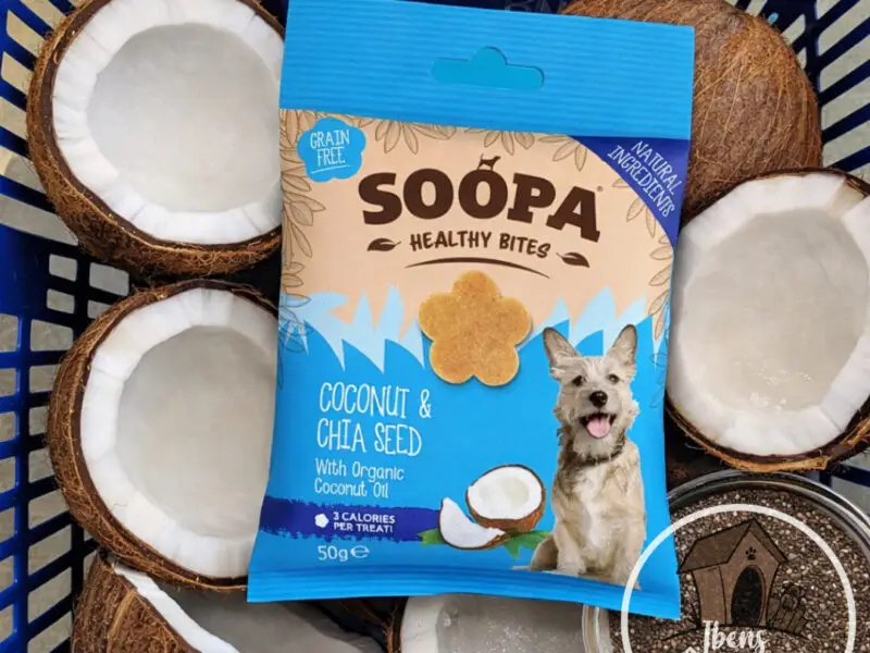 Soopa Healthy Bites Kokos & Chiafrø Vegansk Hundegodbid