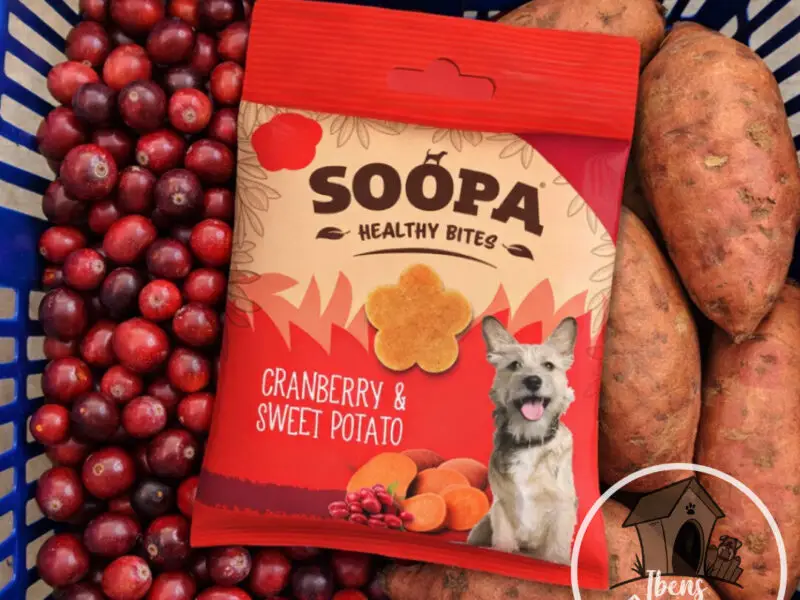 Soopa Healthy Bites Tranebær & Sød Kartoffel Vegansk Hundegodbid