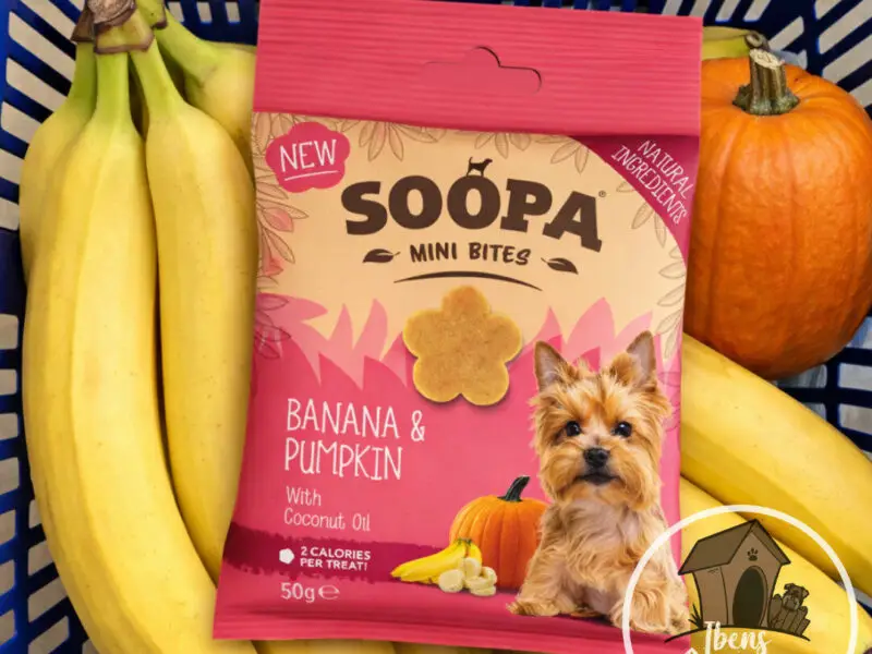 Soopa Healthy Bites Mini Banan & Græskar Vegansk Hundegodbid