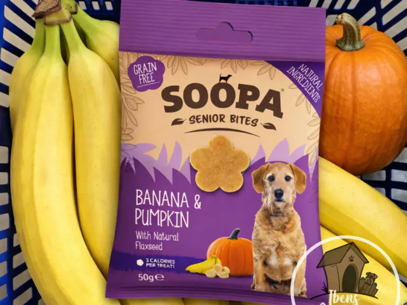Soopa Senior Bites Banan & Græskar Vegansk Hundegodbid