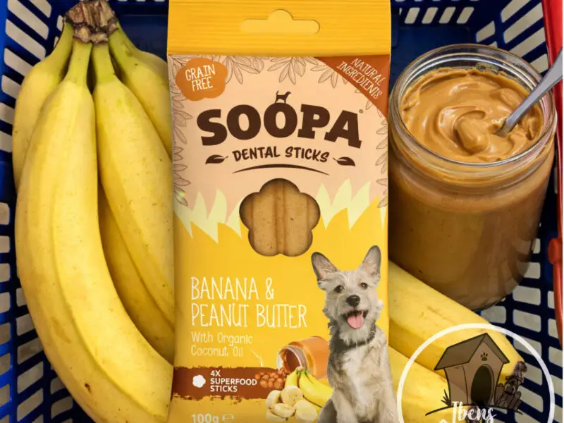 Soopa Sticks Banan & Peanut Butter Vegansk Hundegodbid
