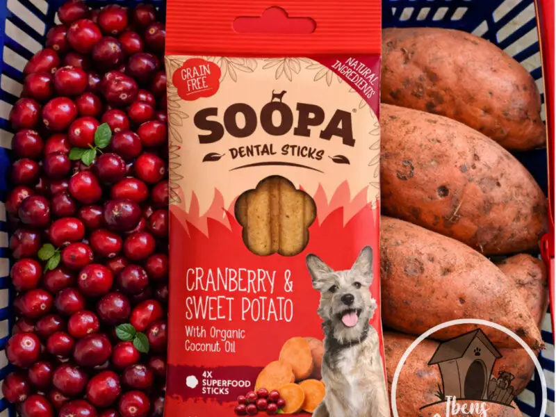 Soopa Sticks Tranebær & Sød Kartoffel Vegansk Hundegodbid