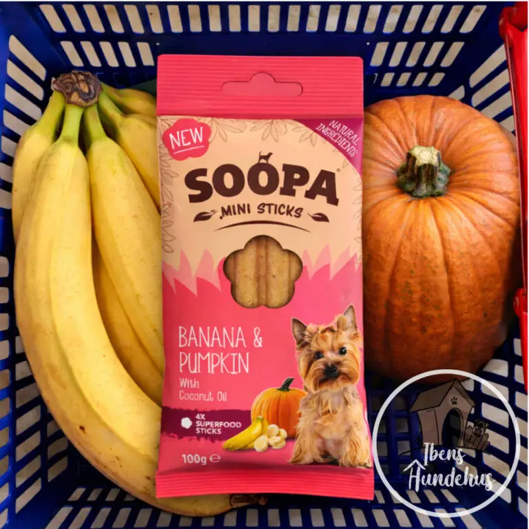 Soopa Mini Sticks Banan & Græskar Vegansk Hundegodbid