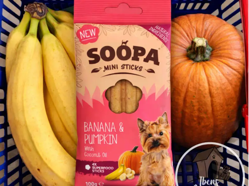 Soopa Mini Sticks Banan & Græskar Vegansk Hundegodbid