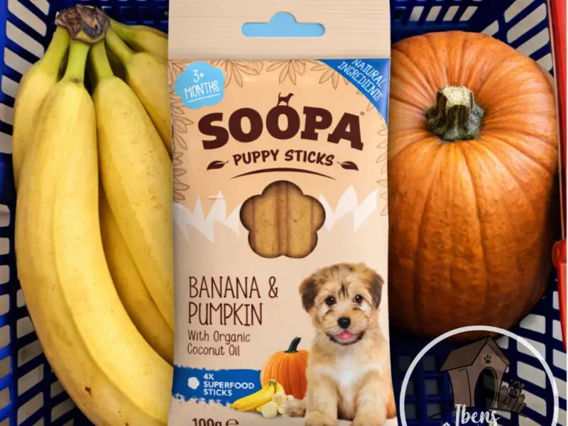 Soopa Puppy Sticks Banan & Græskar Vegansk Hvalpegodbid