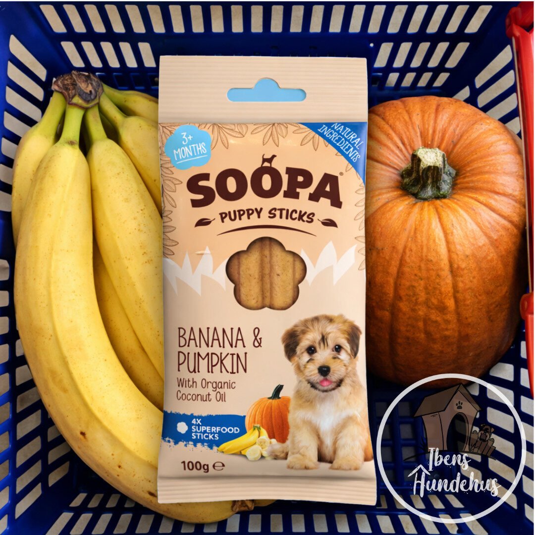 Soopa Puppy Sticks Banan & Græskar Vegansk Hvalpegodbid