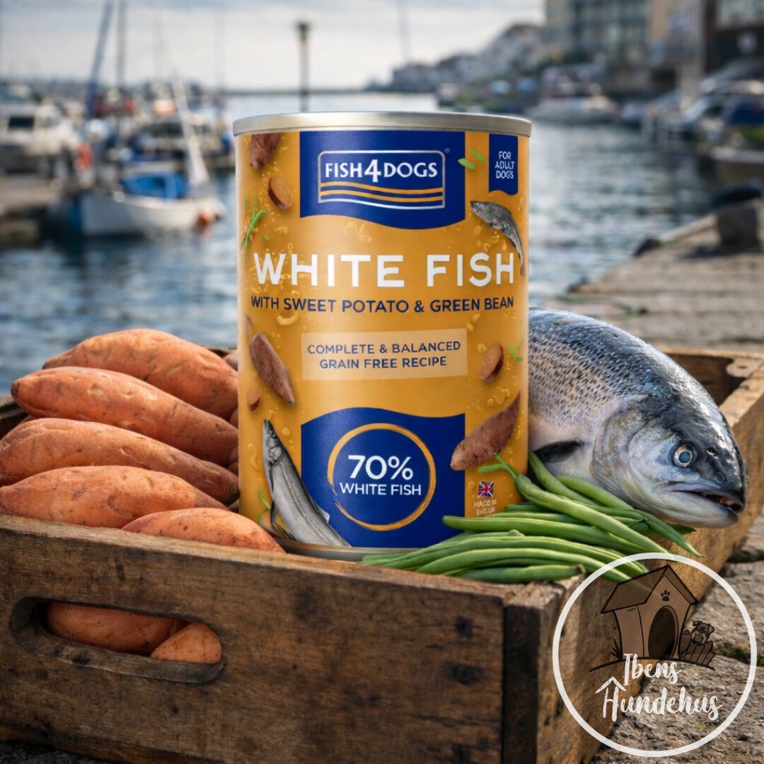 Fish4Dogs Vådfoder Hvid Fisk & Sød Kartoffel 395 g