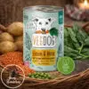 VegDog Vegansk Vådfoder Med Linser & Hirse