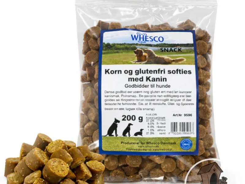 Whesco Softies Kornfrie Træningsgodbidder Kanin 200 g