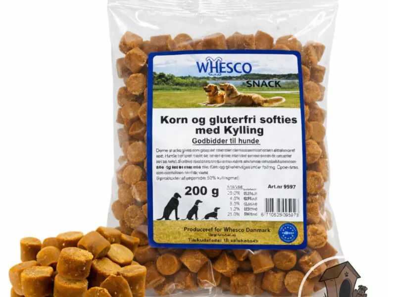 Whesco Softies Kornfrie Træningsgodbidder Kylling 200 g