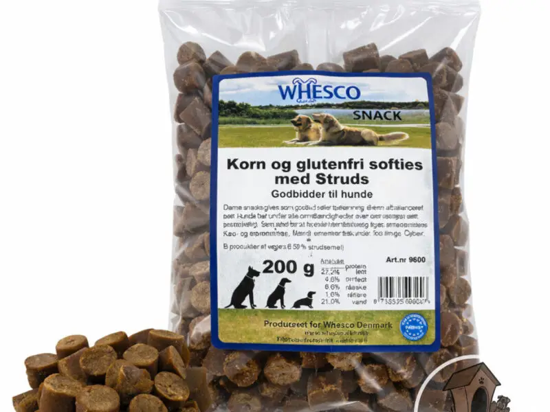 Whesco Softies Kornfrie Træningsgodbidder Struds 200 g