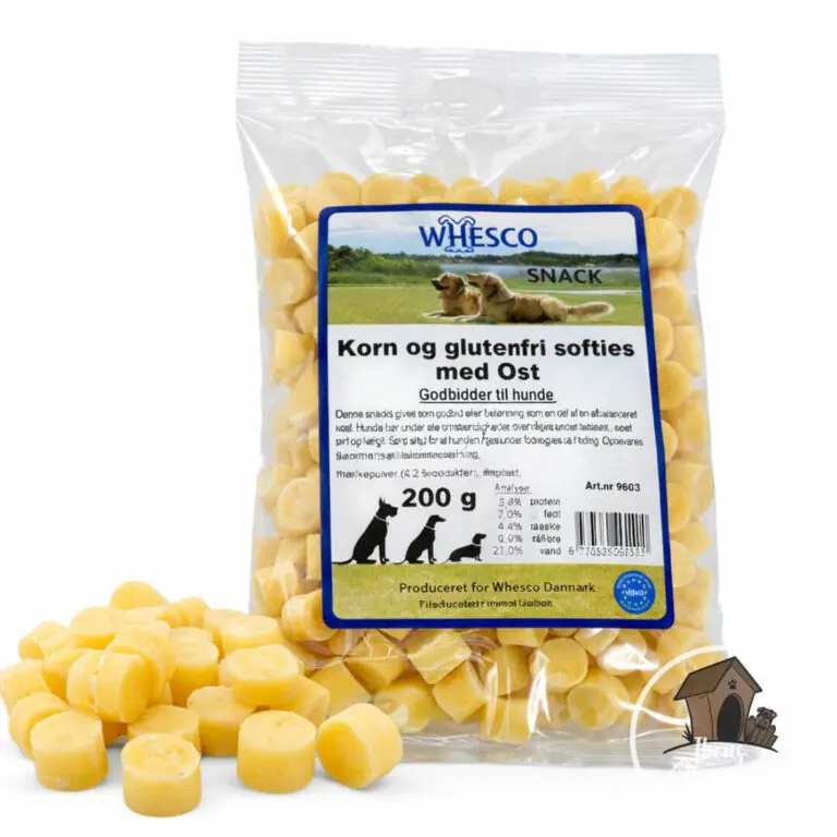 Whesco Softies Kornfrie Træningsgodbidder Ost 200 g