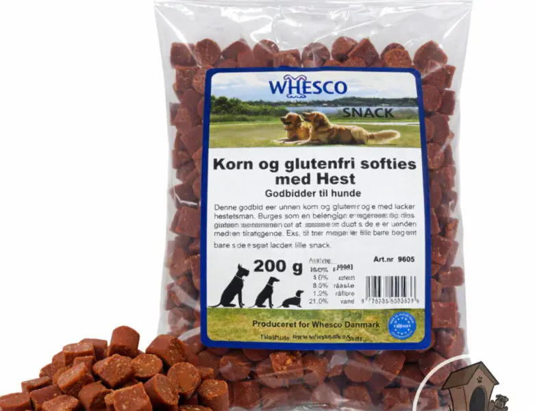 Whesco Softies Kornfrie Træningsgodbidder Hest 200 g