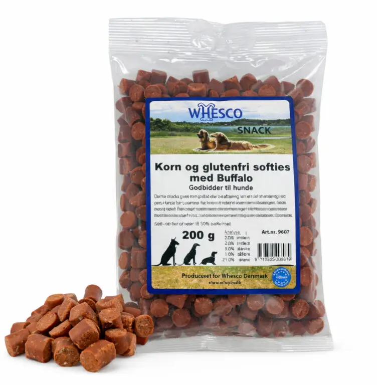Whesco Softies Kornfrie Træningsgodbidder Bøffel 200 g