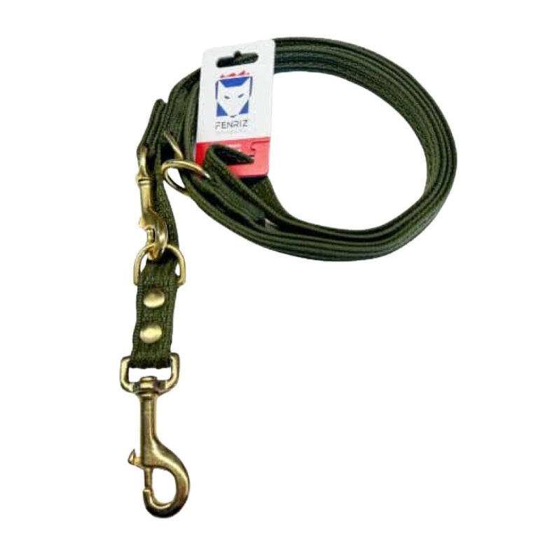 Fenriz Dressurline Grøn Webbing / Messing