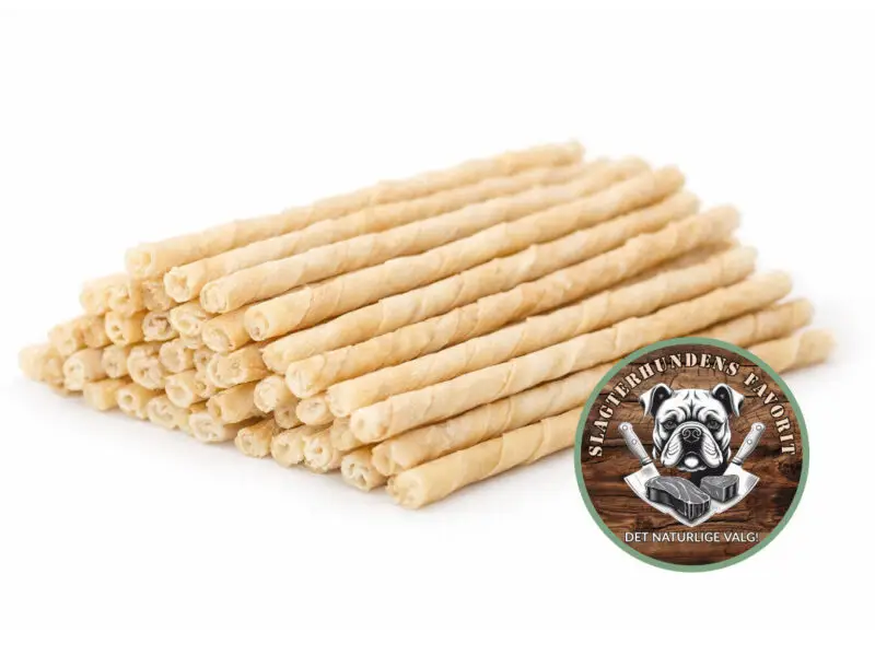 Slagterhundens Favorit Tyggepinde Oksehud 12 cm. 500 g