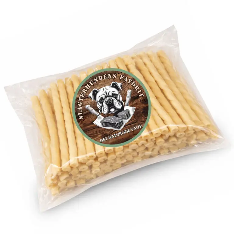 Slagterhundens Favorit Tyggepinde Oksehud 12 cm. 500 g