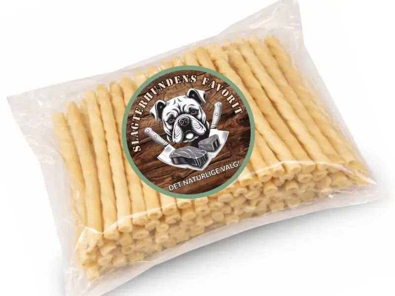 Slagterhundens Favorit Tyggepinde Oksehud 12 cm. 500 g
