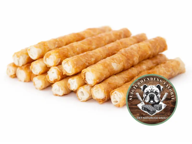 Slagterhundens Favorit Tyggerulle Med Kylling 12,5 cm. 400 g