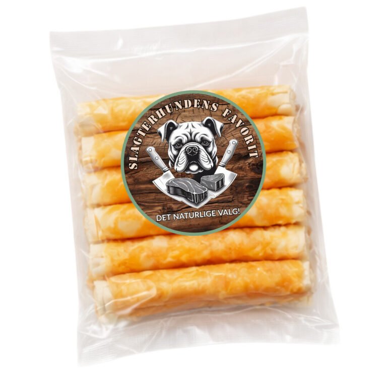 Slagterhundens Favorit Tyggerulle Med Kylling 12,5 cm. 400 g