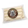 Slagterhundens Favorit 5 stk. Tyggeben Hvid Retrieverrulle Oksehud 23 cm