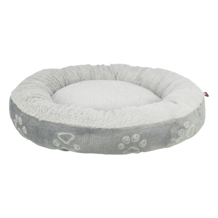 Trixie Jimmy Soft Lysegrå Donut Hundeseng Med Poter