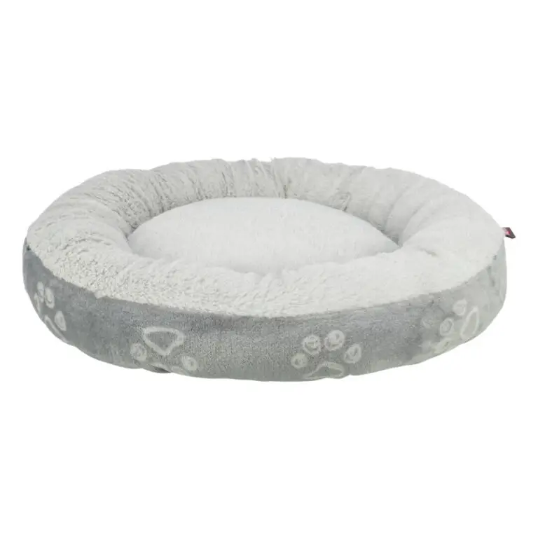 Trixie Jimmy Soft Lysegrå Donut Hundeseng Med Poter