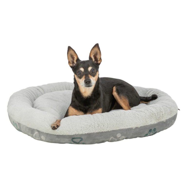 Trixie Jimmy Soft Lysegrå Donut Hundeseng Med Poter