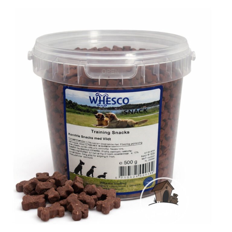 Bløde Kornfrie Træningsgodbidder Med Vildt Spand 500 g