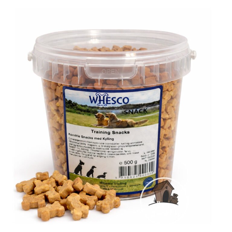 Bløde Kornfrie Træningsgodbidder Med Kylling Spand 500 g