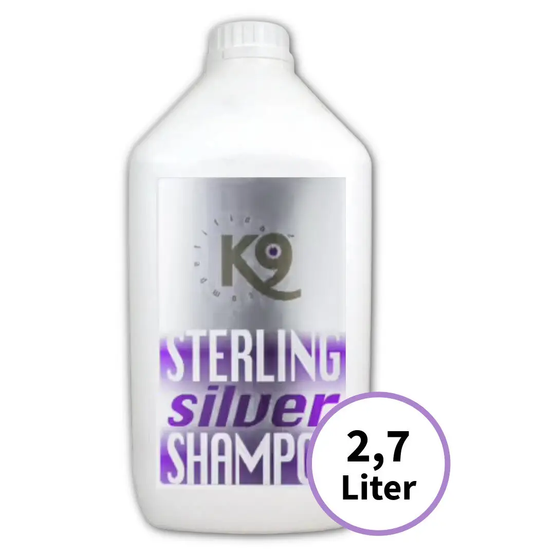 K9 Competition Sterling Silver Hundeshampoo Salon Size 2,7 liter