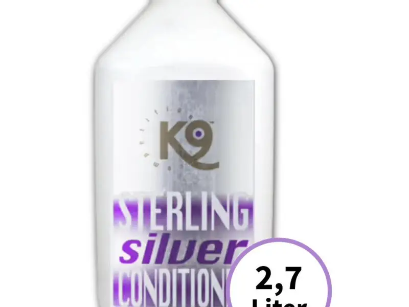 K9 Competition Sterling Silver Conditioner Hundebalsam Salon Size 2,7 liter