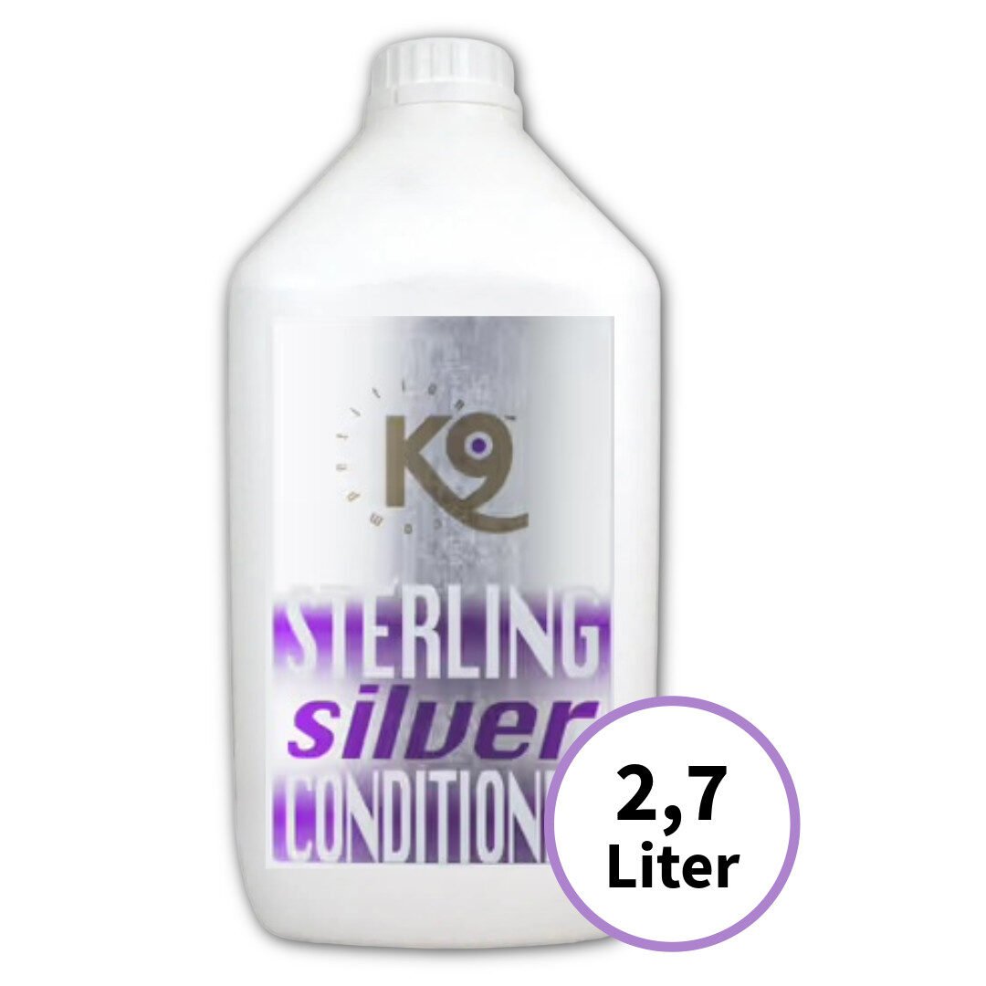 K9 Competition Sterling Silver Conditioner Hundebalsam Salon Size 2,7 liter