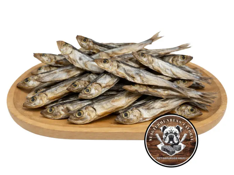 Slagterhundens Gourmet-Snack Tørrede Fisk Naturlig Hundesnack 100 g