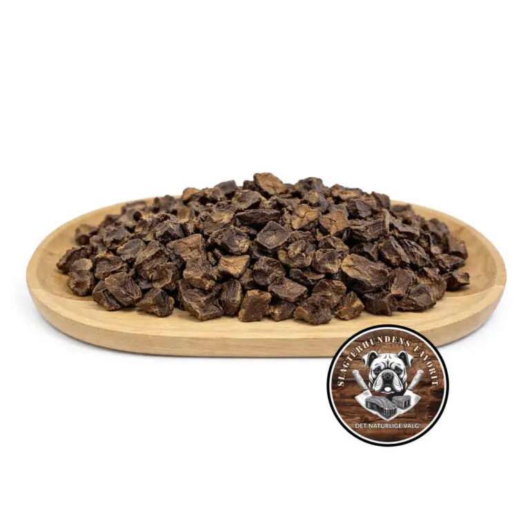 Slagterhundens Gourmet-Bidder Okselunge Mini Bites Naturlig Hundegodbid 100 g