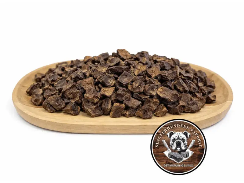 Slagterhundens Gourmet-Bidder Okselunge Mini Bites Naturlig Hundegodbid 100 g