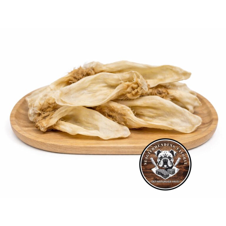 Slagterhundens Gourmet-Snack Lammeører Naturlig Hundesnack 150 g